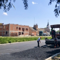 Asfaltiranje parkirališta nasuprot novog društvenog doma u Črnkovcima