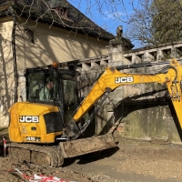 Gradnja nogostupa i nove ograde miholjačkog parka