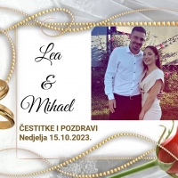 Emisija “Čestitke i pozdravi” danas je posvećena mladencima Lei & Mihaelu