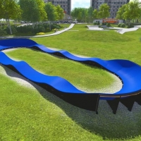 Postavljanje pumptrack staze u Donjem Miholjcu