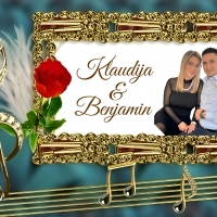 Danas od 13,00 sati “Čestitke i pozdravi” povodom svadbenog dana Klaudije i Benjamina