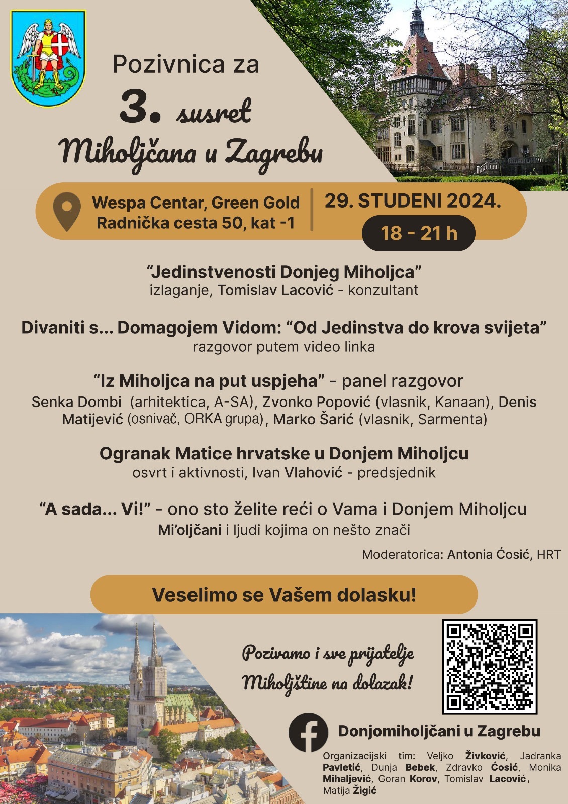 Donjomiholjčani u Zagrebu